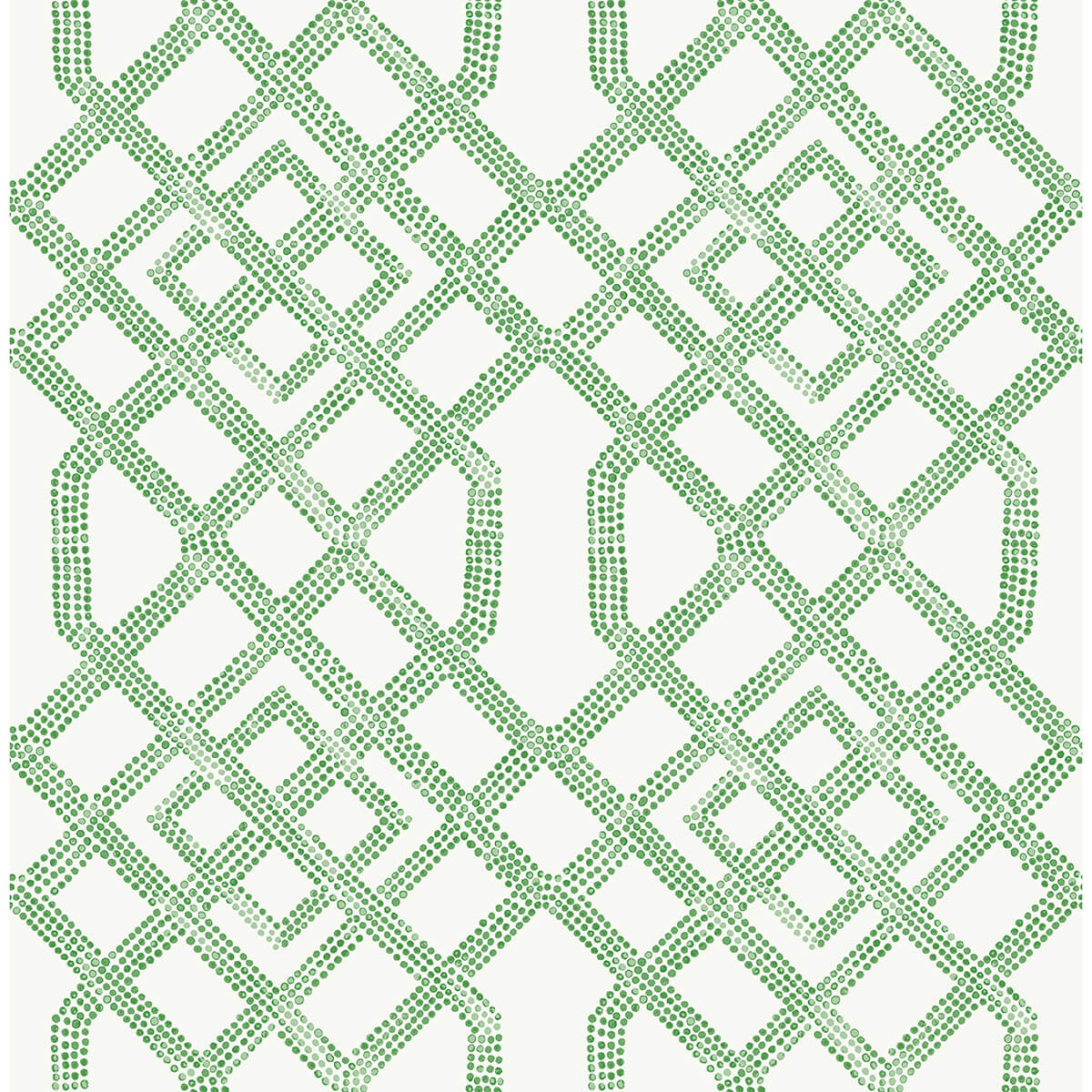 a-classic-trellis-print-with-modern-flair-this-green-and-white-geometric-peel-and-stick-wallpaper-is-york-wallcoverings-nus4382 - York Wallcoverings Wallpaper