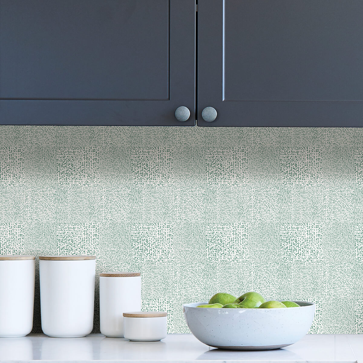 this-geometric-peel-and-stick-wallpaper-has-a-modern-style-and-dimensional-look-its-aqua-color-palet-york-wallcoverings-nus4385 - York Wallcoverings Wallpaper