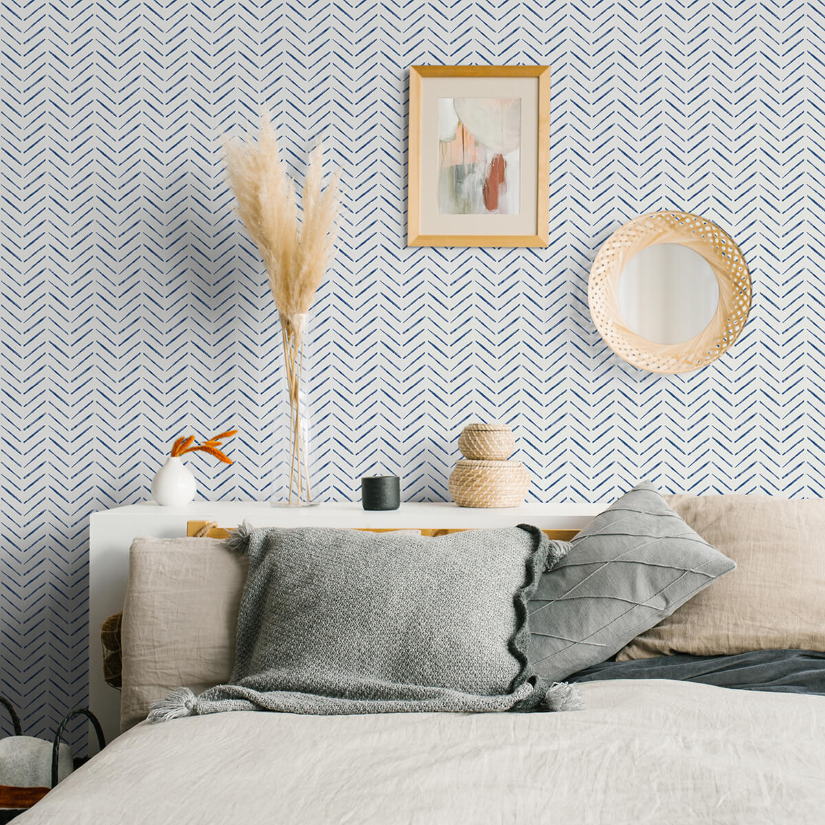 this-utterly-versatile-peel-and-stick-wallpaper-is-perfect-for-updating-a-bathroom-home-office-or-ev-york-wallcoverings-nus4389 - York Wallcoverings Wallpaper