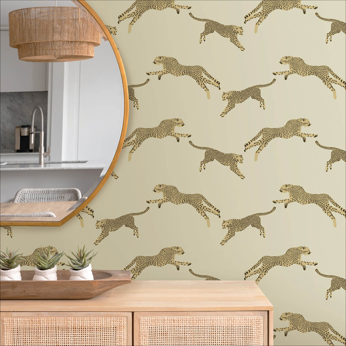 dune-leaping-cheetah-peel-and-stick-wallpaper-york-wallcoverings-scs4274 - York Wallcoverings Wallpaper