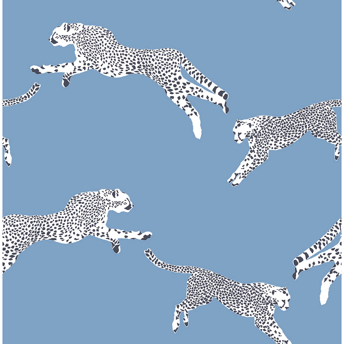 cloud-nine-leaping-cheetah-peel-and-stick-wallpaper-york-wallcoverings-scs4277 - York Wallcoverings Wallpaper
