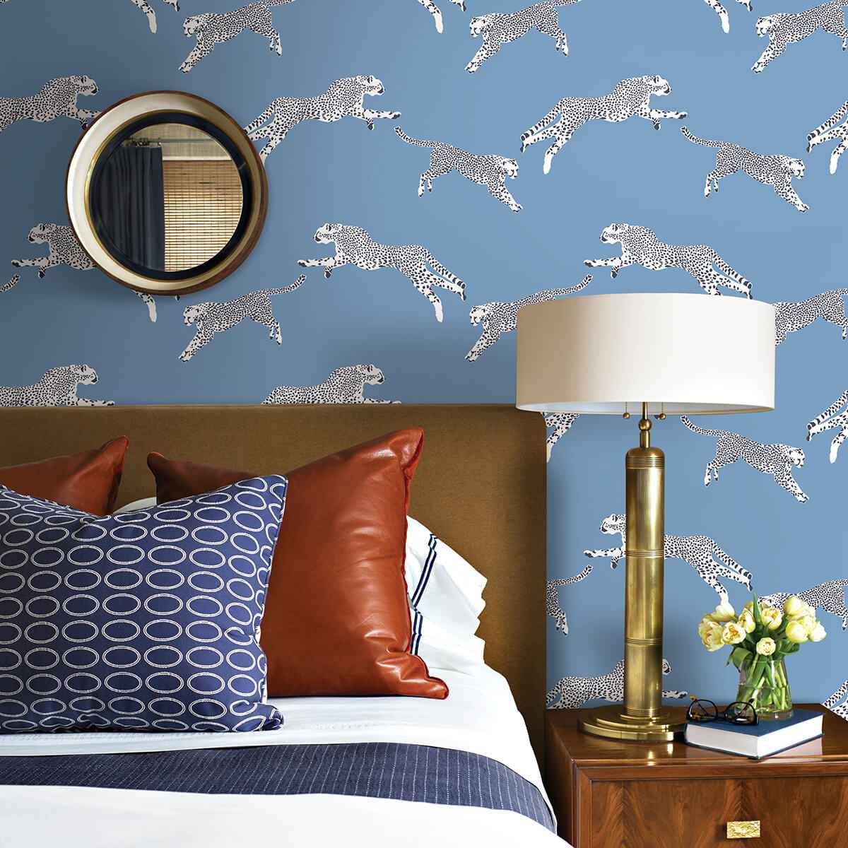 Cloud Nine Leaping Cheetah Peel & Stick - York Wallcoverings - SCS4277 - York Wallcoverings Wallpaper