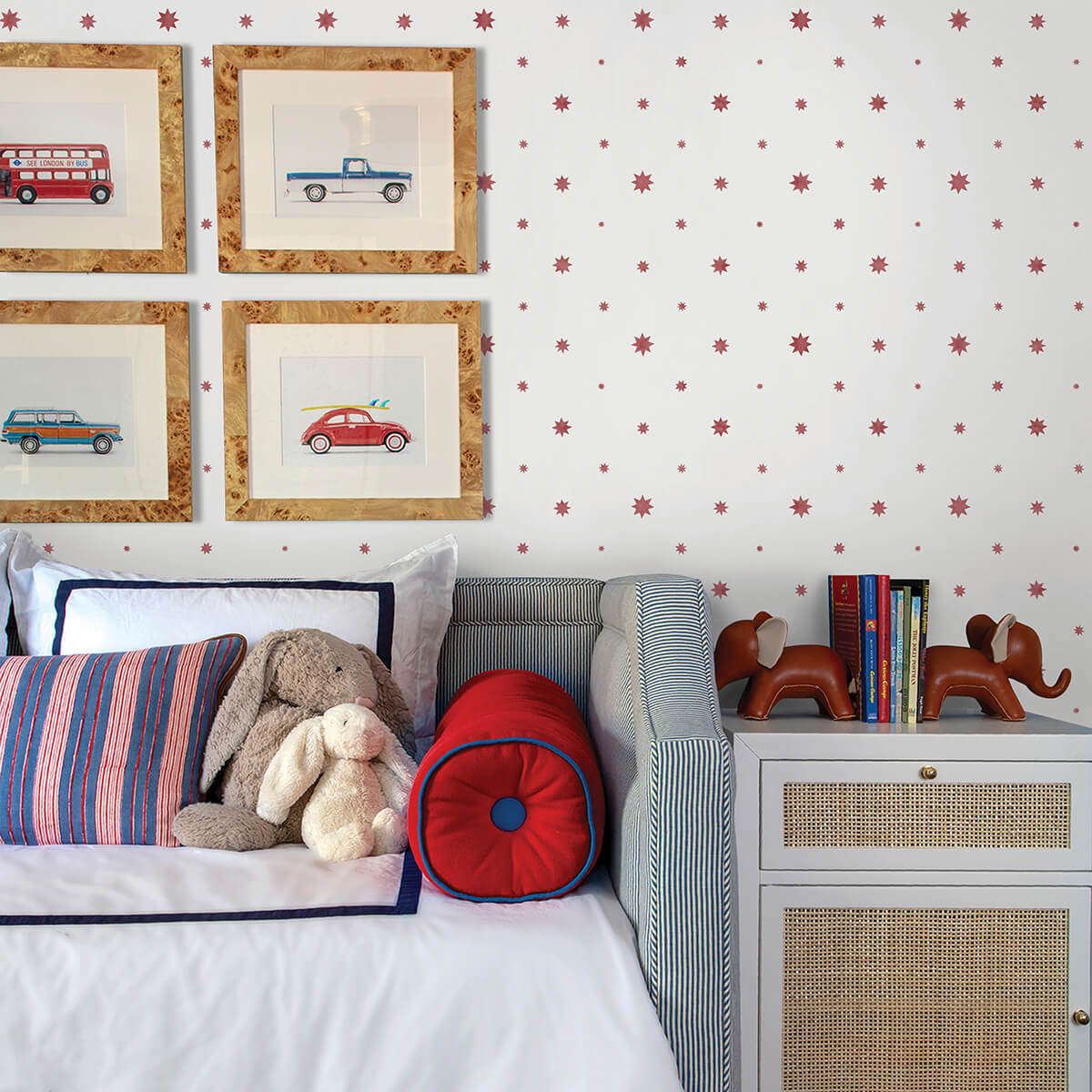 henry-red-starburst-wallpaper-york-wallcoverings-ast4353 - York Wallcoverings Papel pintado