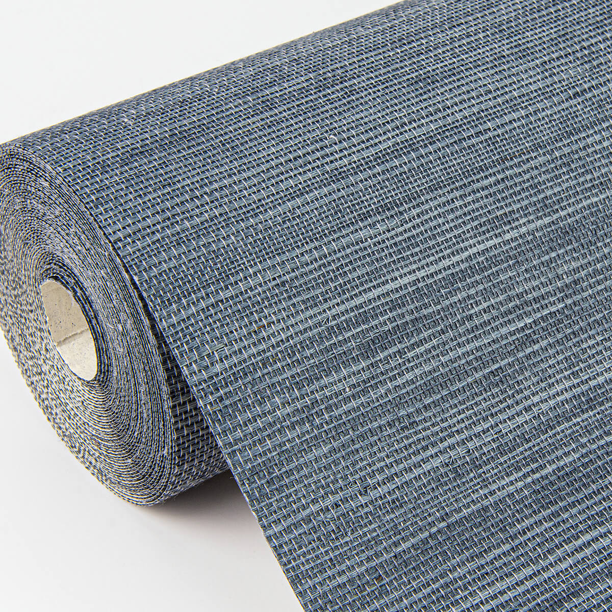 victoria-indigo-sisal-grasscloth-wallpaper-york-wallcoverings-2972-80015 - York Wallcoverings Papel pintado