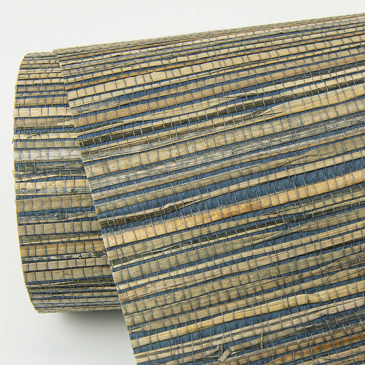 shuang-teal-handmade-grasscloth-wallpaper-york-wallcoverings-2972-86111 - York Wallcoverings Papel pintado