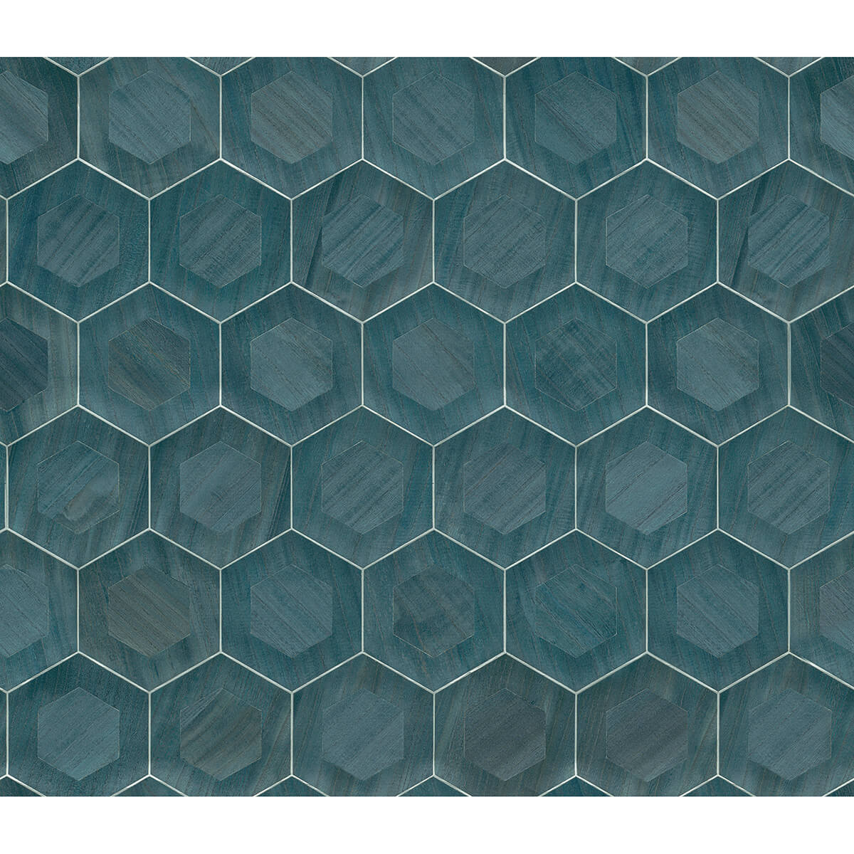 shunan-blue-veneer-inlay-wallpaper-york-wallcoverings-2972-86112 - York Wallcoverings Wallpaper