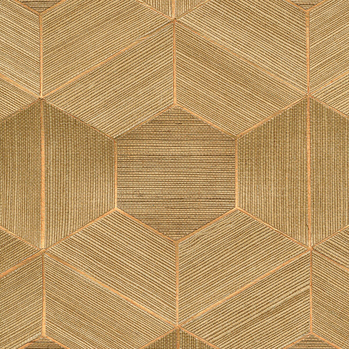 linzhi-copper-sisal-grasscloth-wallpaper-york-wallcoverings-2972-86115 - York Wallcoverings Wallpaper