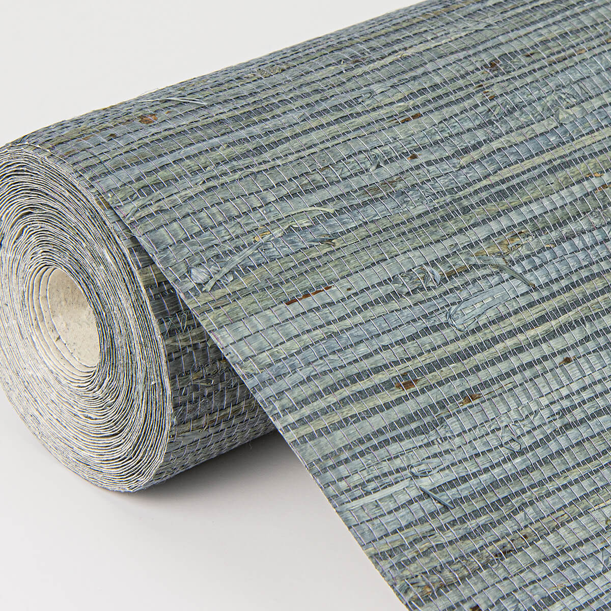 aiko-teal-sisal-grasscloth-wallpaper-york-wallcoverings-2972-86124 - York Wallcoverings Wallpaper