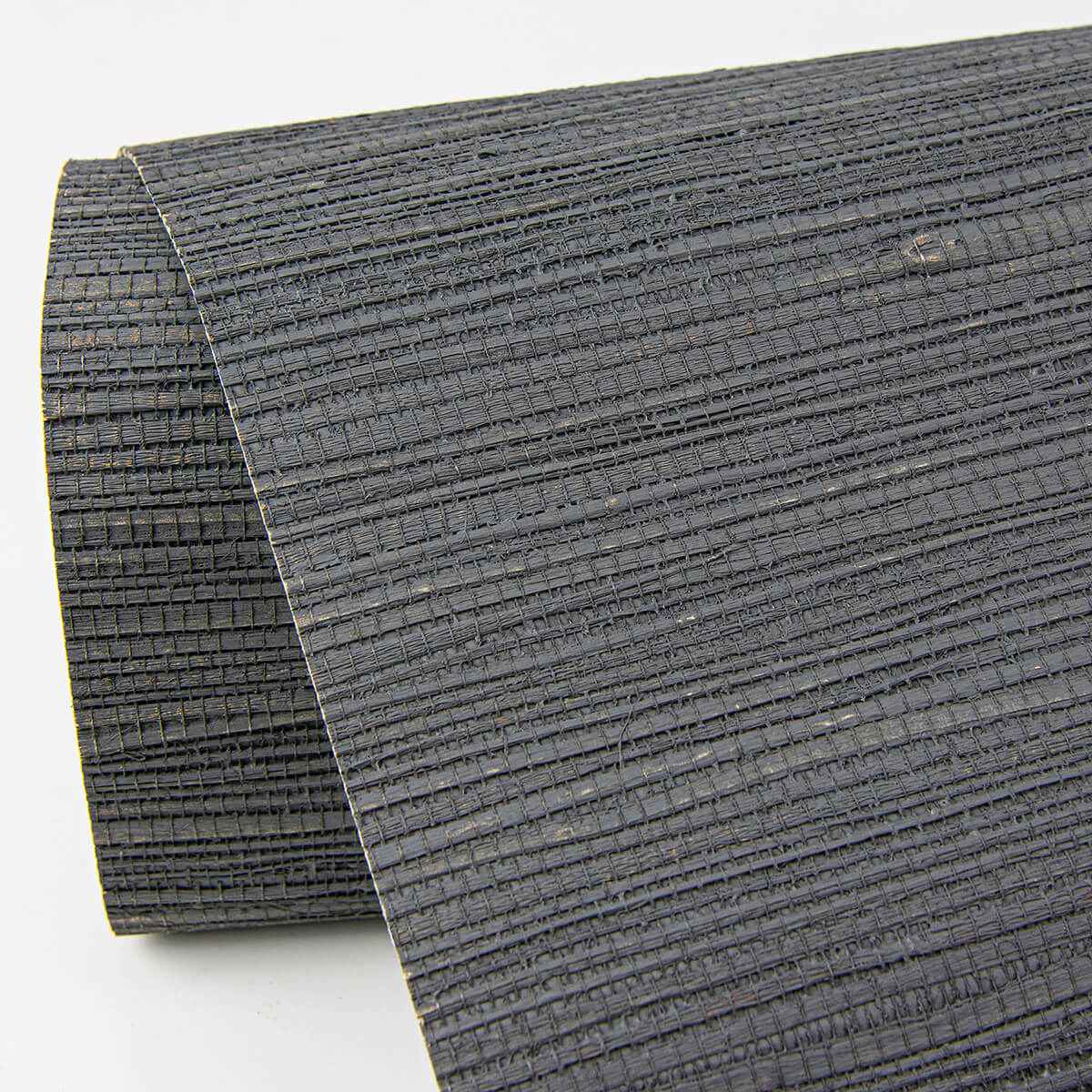 Kira Charcoal Hemp Grasscloth Wallpaper - York Wallcoverings - 2972-86132 - York Wallcoverings Wallpaper