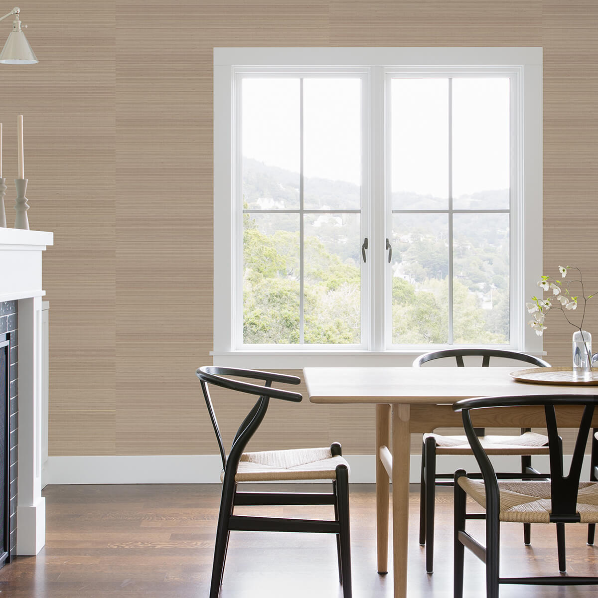 ling-mauve-sisal-grasscloth-wallpaper-york-wallcoverings-2972-86139 - York Wallcoverings Papel pintado
