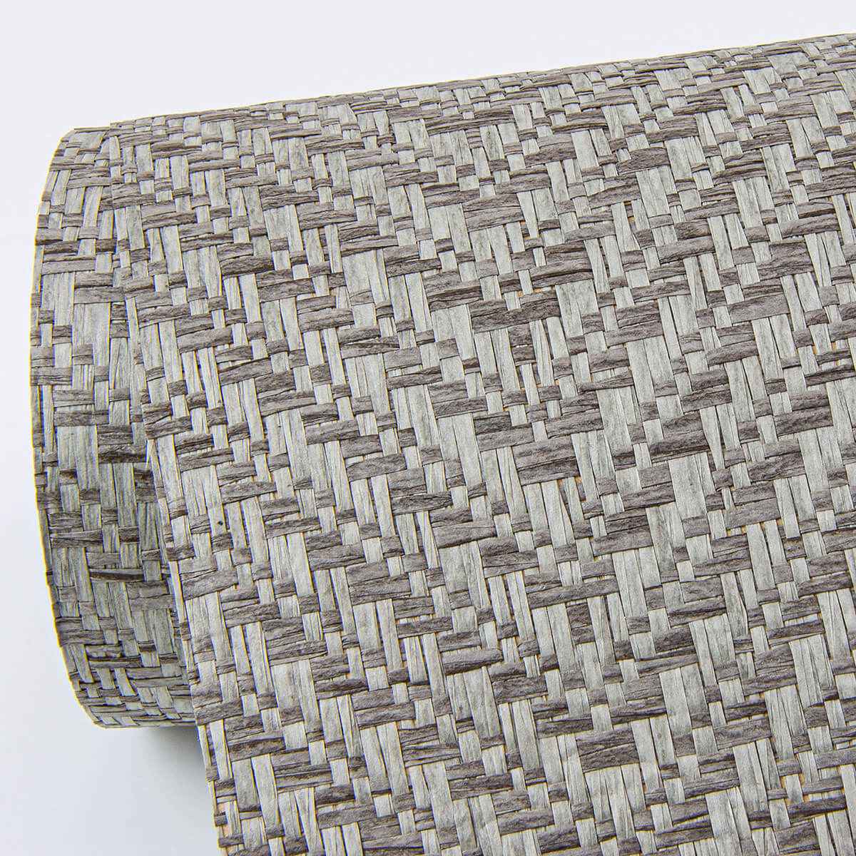 Madoka Dark Grey Paper Weave Grasscloth Wallpaper - York Wallcoverings - 2972-86145 - York Wallcoverings Wallpaper