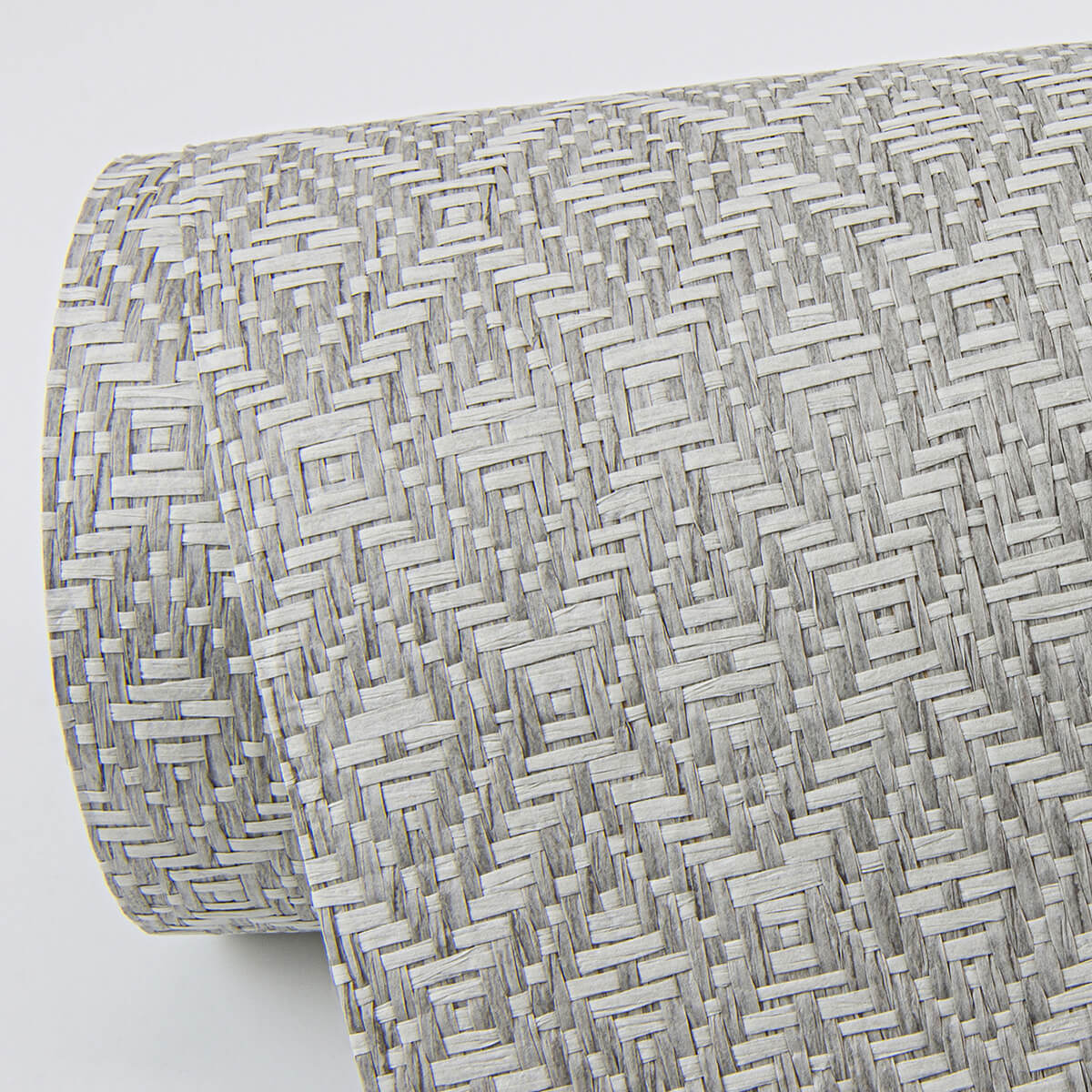 hui-grey-paper-weave-grasscloth-wallpaper-york-wallcoverings-2972-86146 - York Wallcoverings Wallpaper
