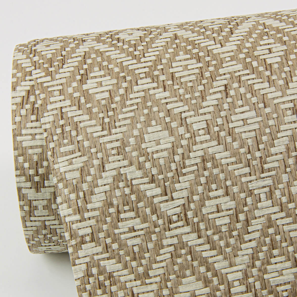 hui-light-brown-paper-weave-grasscloth-wallpaper-york-wallcoverings-2972-86147 - York Wallcoverings Wallpaper