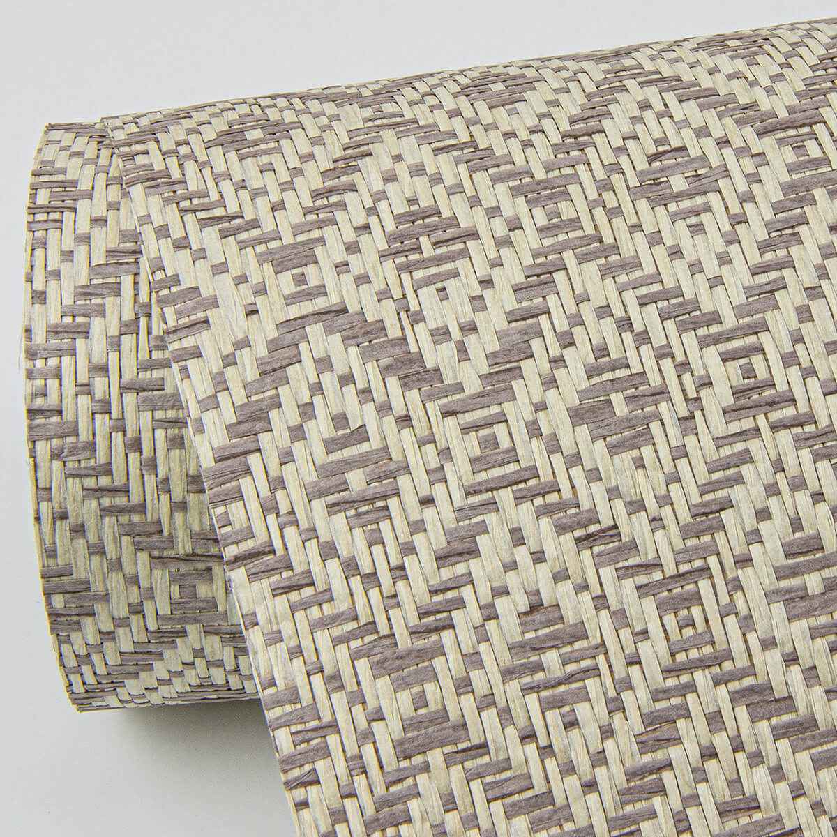 Hui Mauve Paper Weave Grasscloth Wallpaper - York Wallcoverings - 2972-86149 - York Wallcoverings Wallpaper