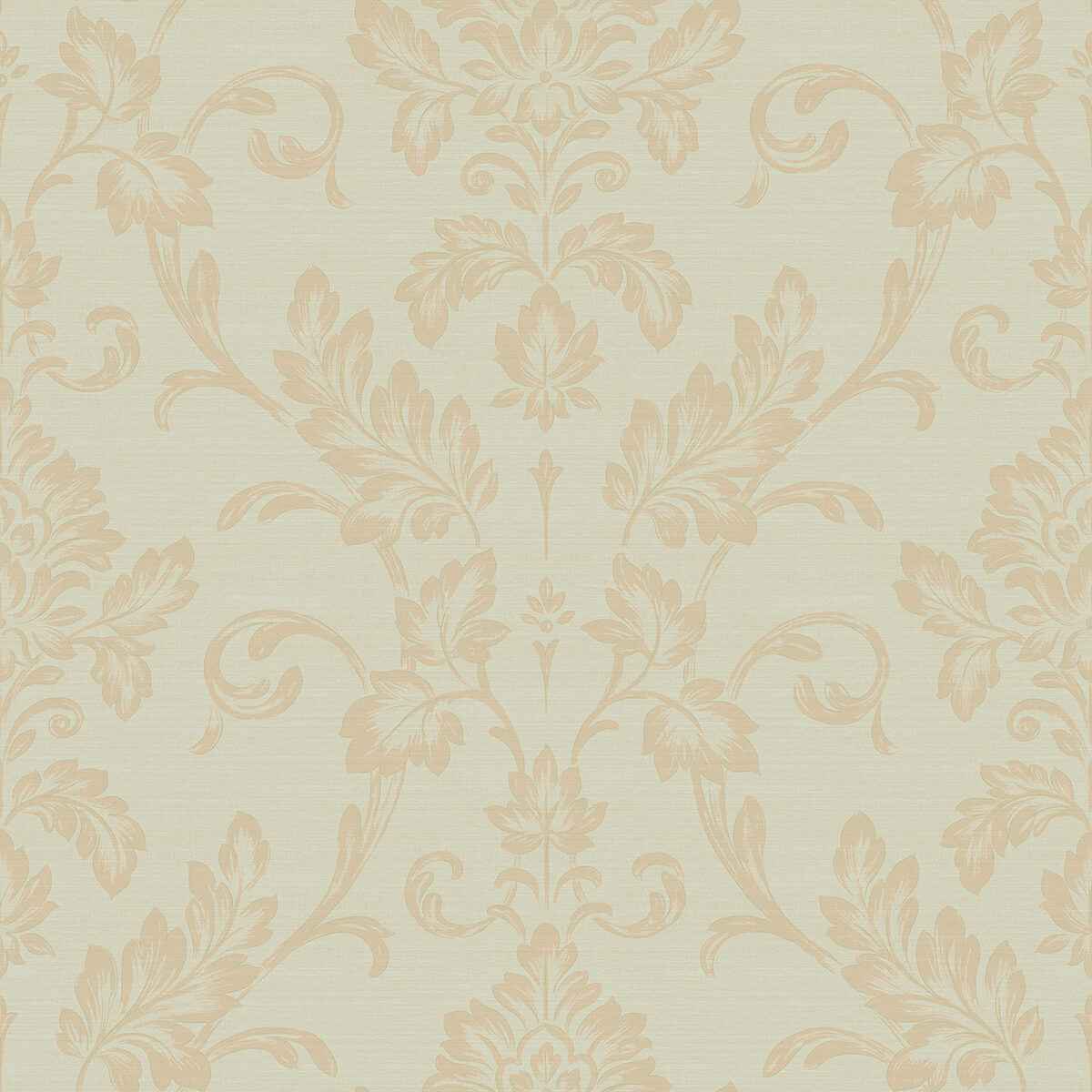 Antonella Gold Scroll Wallpaper - York Wallcoverings - 4058-21788