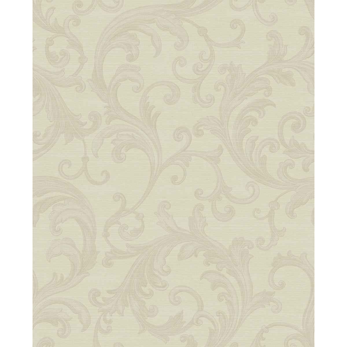 Noemi Cream Acanthus Wallpaper - York Wallcoverings - 4058-24832 - York Wallcoverings Wallpaper