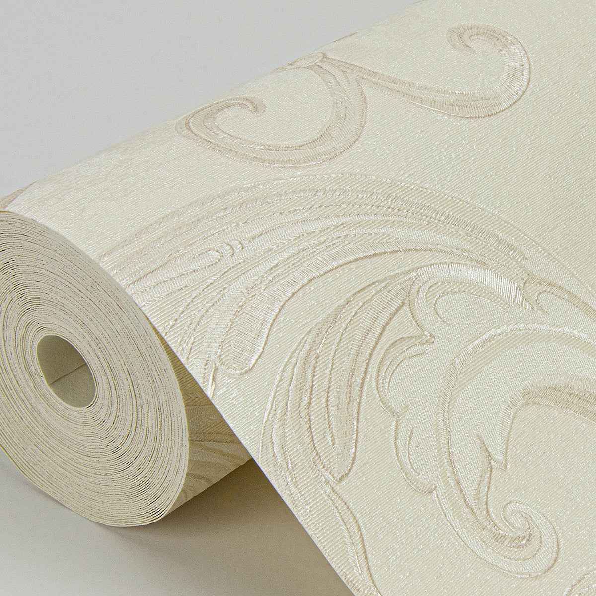 Noemi Cream Acanthus Wallpaper - York Wallcoverings - 4058-24832 - York Wallcoverings Wallpaper