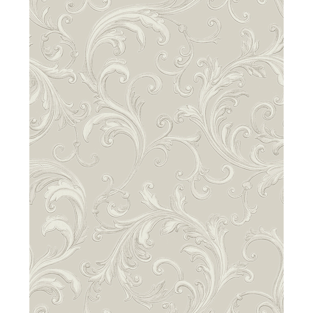 noemi-silver-acanthus-wallpaper-york-wallcoverings-4058-24834 - York Wallpaper Wallpaper