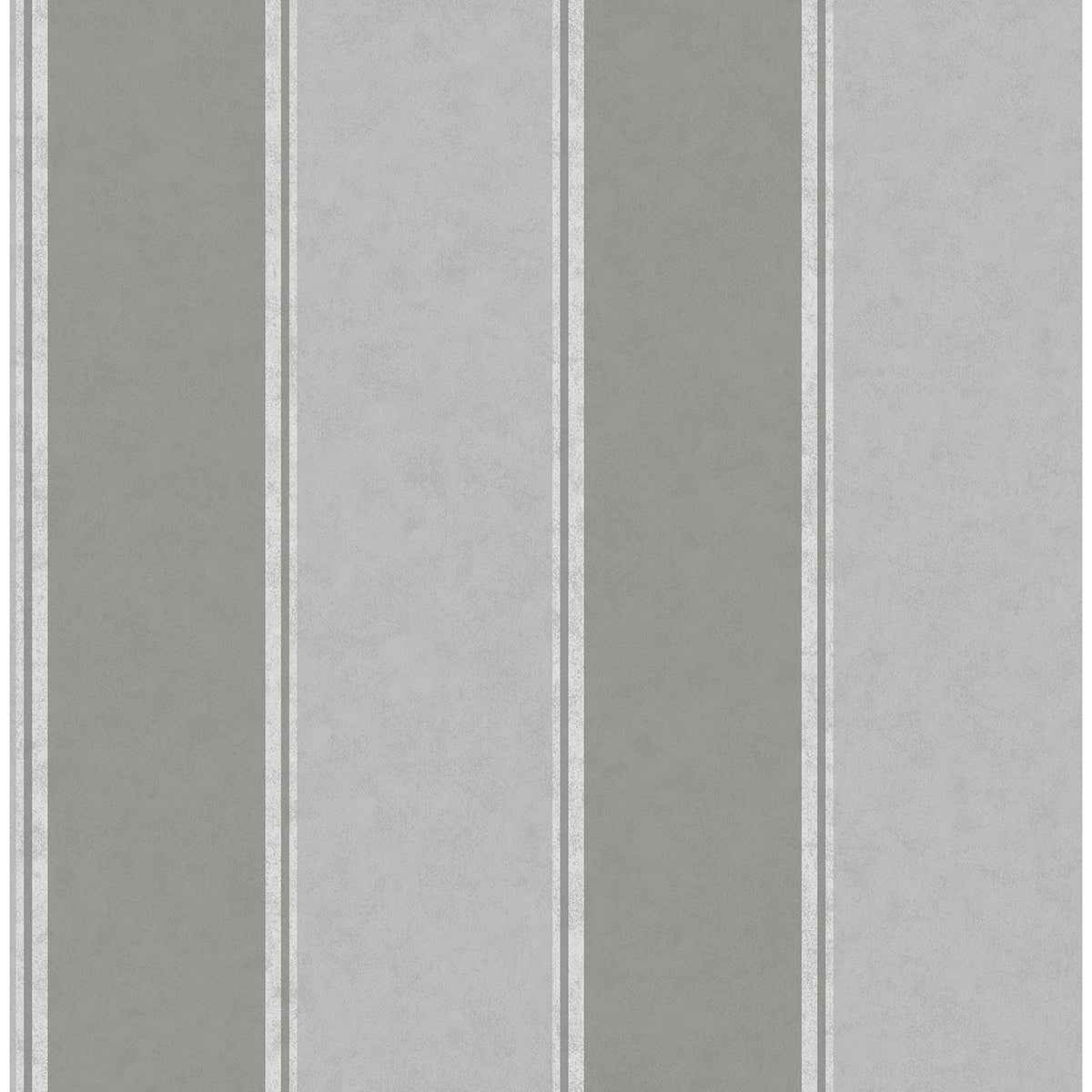 Rydia Grey Stripe Wallpaper - York Wallcoverings - M1709
