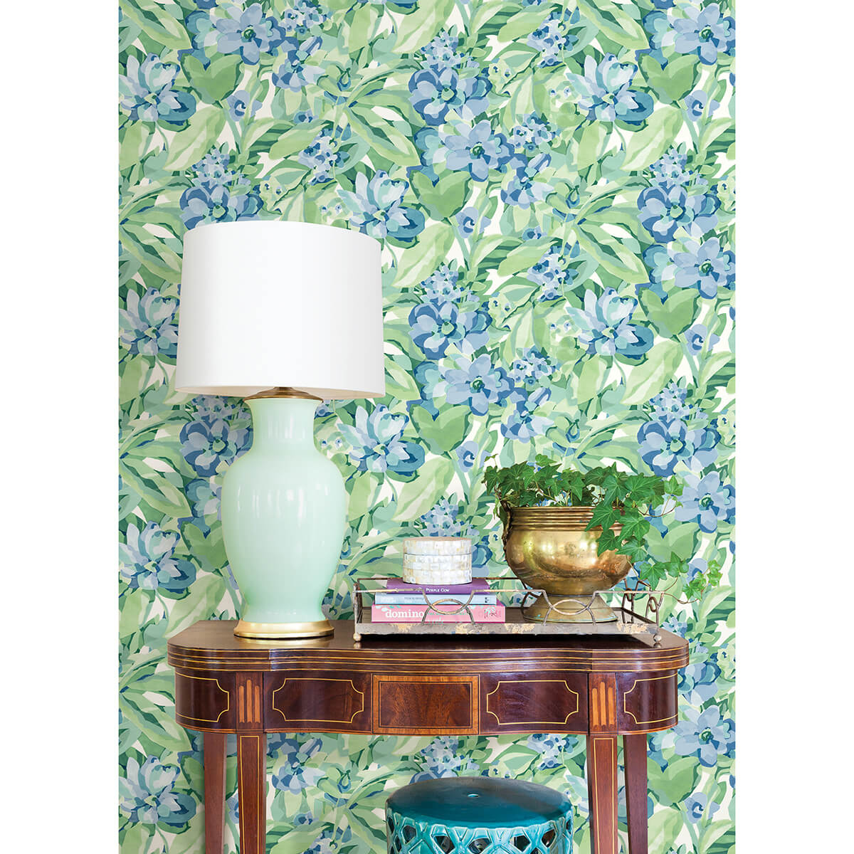 heather-belles-fleurs-peel-and-stick-wallpaper-york-wallcoverings-cbs4511 - York Wallcoverings Wallpaper