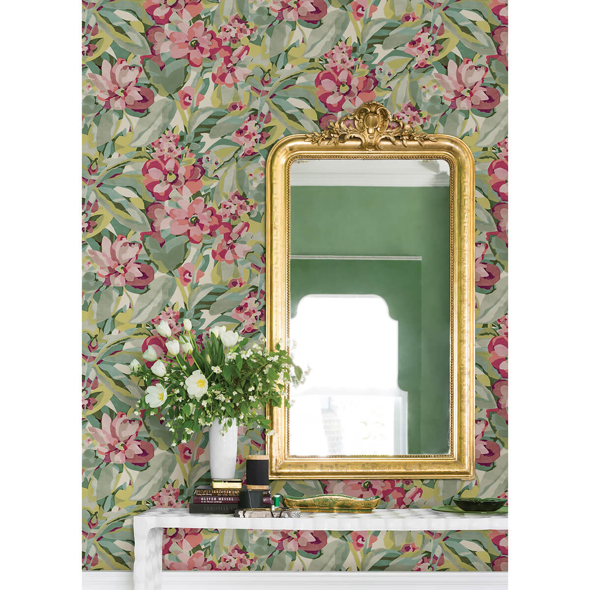 wine-belles-fleurs-peel-and-stick-wallpaper-york-wallcoverings-cbs4512 - York Wallcoverings Wallpaper