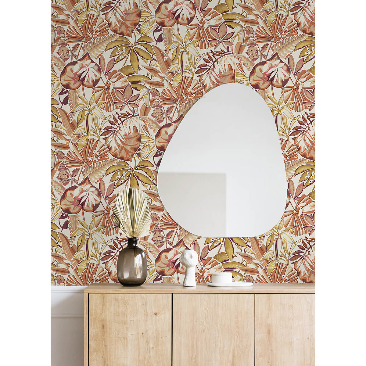 amber-feuilles-peel-and-stick-wallpaper-york-wallcoverings-cbs4515 - York Wallcoverings Wallpaper