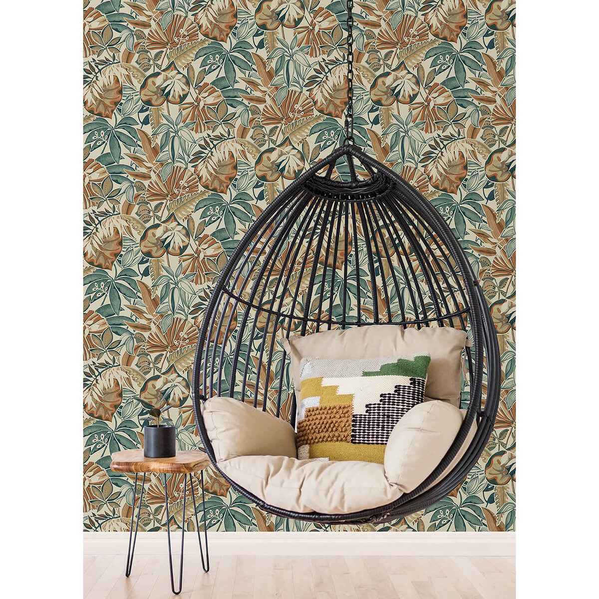 Spice Feuilles Peel & Stick Wallpaper - York Wallcoverings - CBS4516 - York Wallcoverings Wallpaper