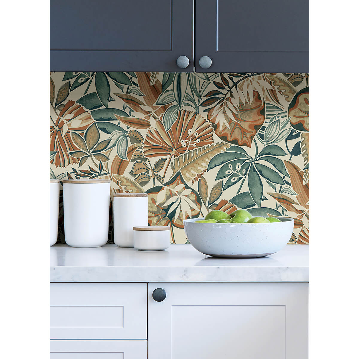 spice-feuilles-peel-and-stick-wallpaper-york-wallcoverings-cbs4516 - York Wallcoverings Wallpaper