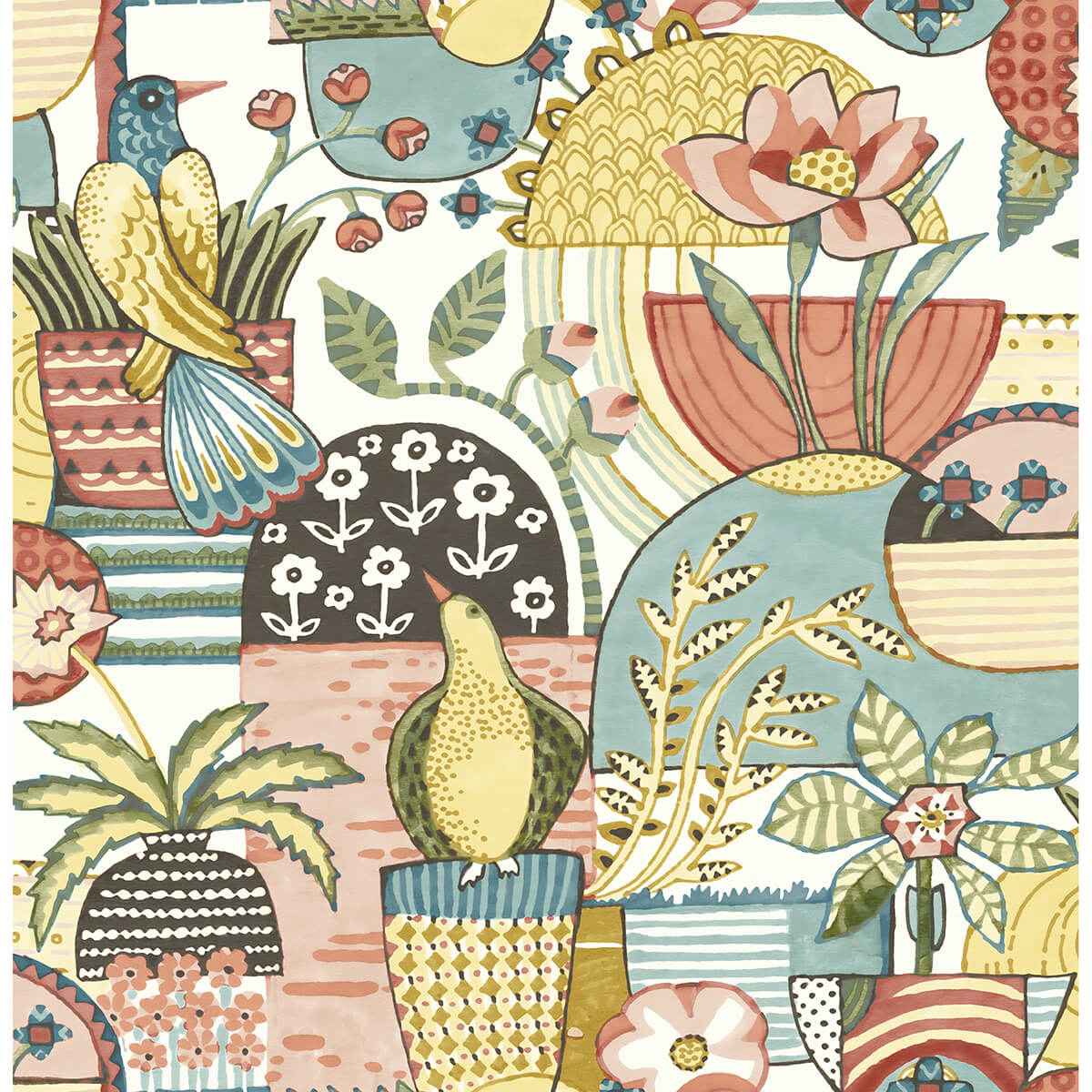 Spice Avriel Peel & Stick Wallpaper - York Wallcoverings - CBS4518