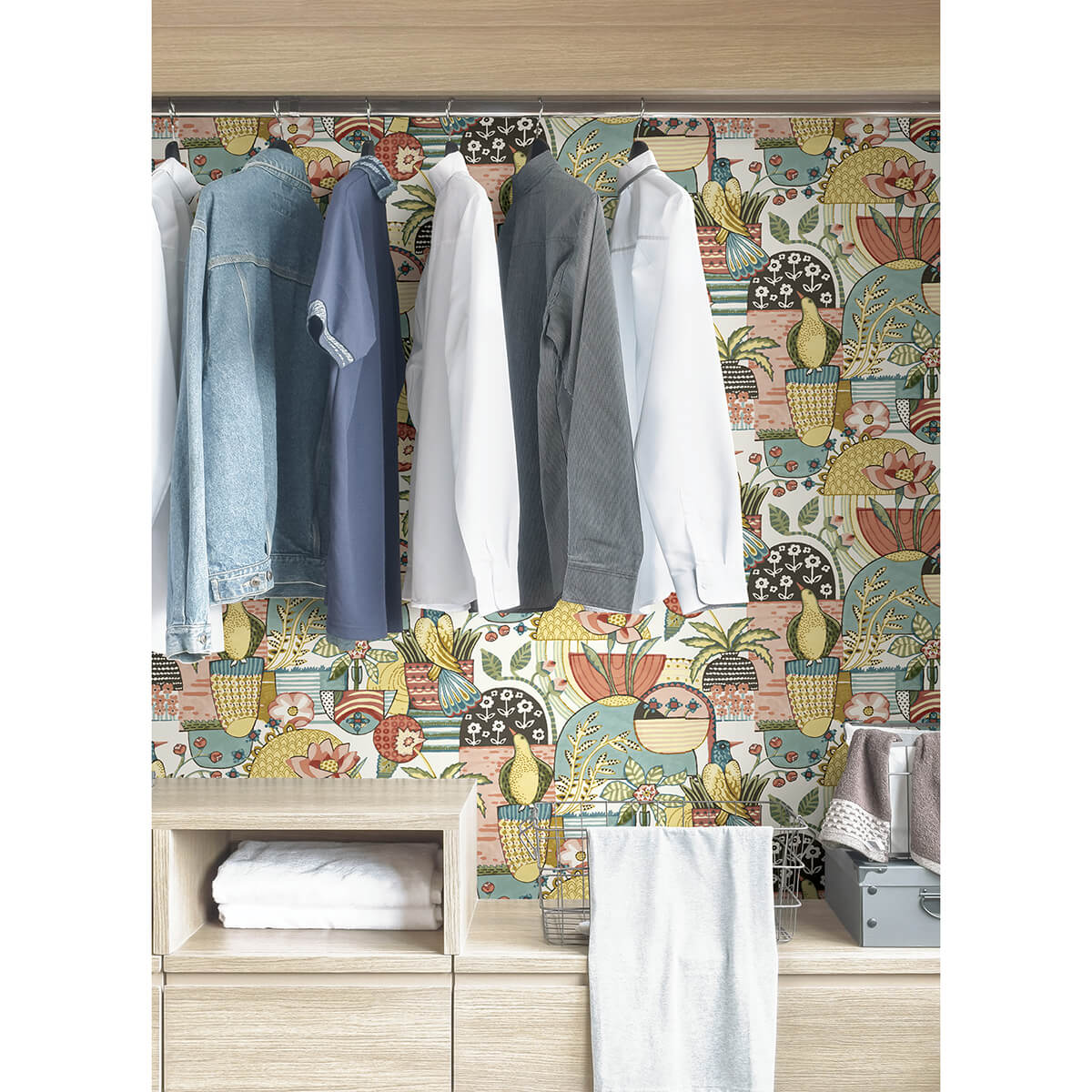 spice-avriel-peel-and-stick-wallpaper-york-wallcoverings-cbs4518 - York Wallcoverings Wallpaper