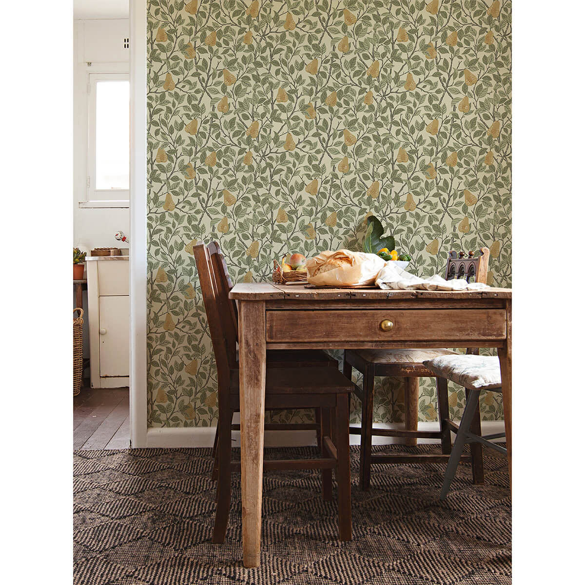pirum-yellow-pear-wallpaper-york-wallcoverings-2999-13102 - York Wallcoverings Papel pintado