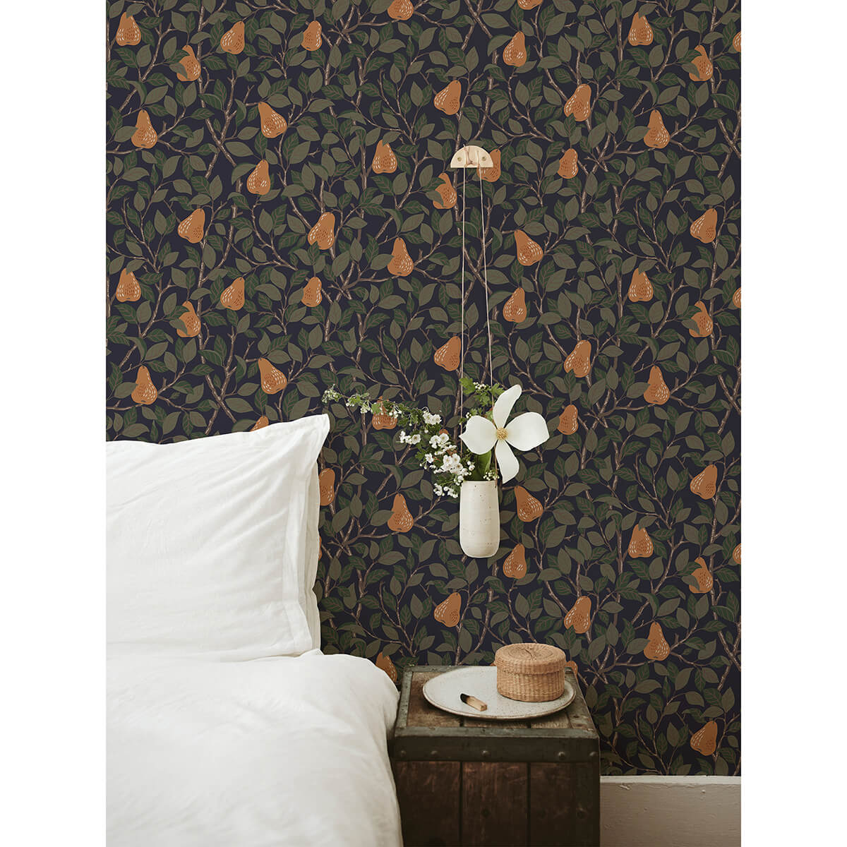 pirum-navy-pear-wallpaper-york-wallcoverings-2999-13104 - York Wallcoverings Papel pintado