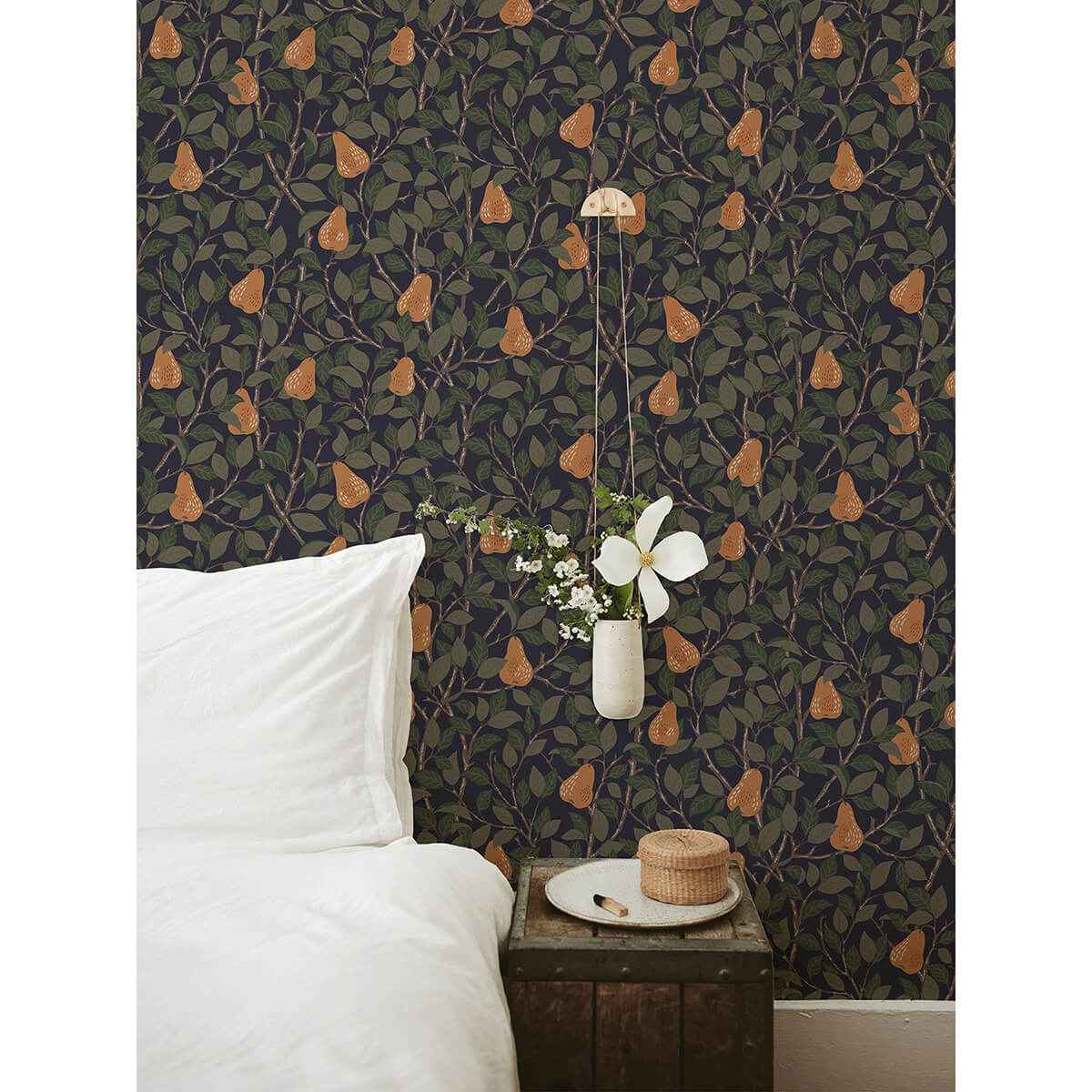 Pirum Navy Pear Wallpaper - York Wallcoverings - 2999-13104 - York Wallcoverings Wallpaper