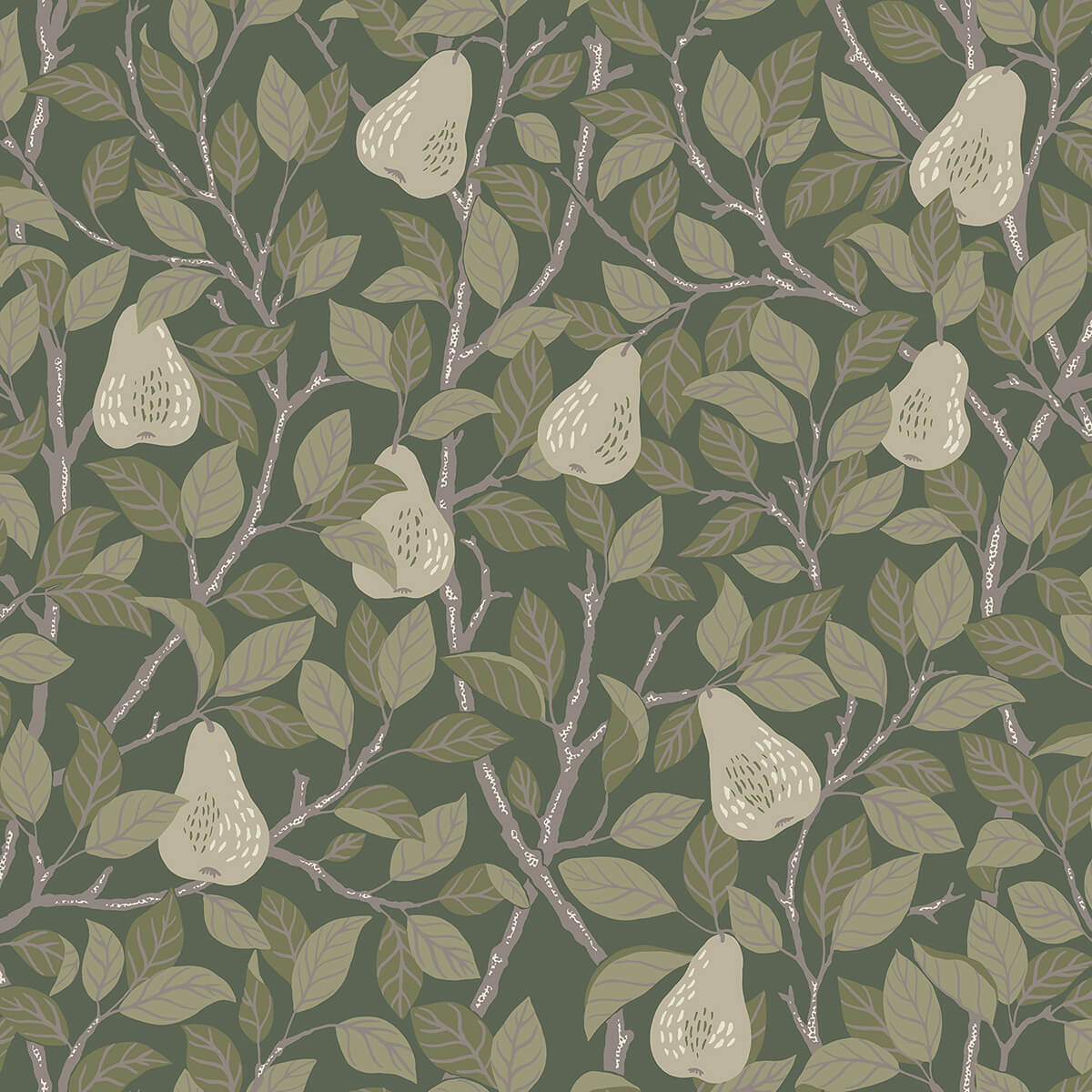 pirum-green-pear-wallpaper-york-wallcoverings-2999-13105 - York Wallcoverings Papel pintado