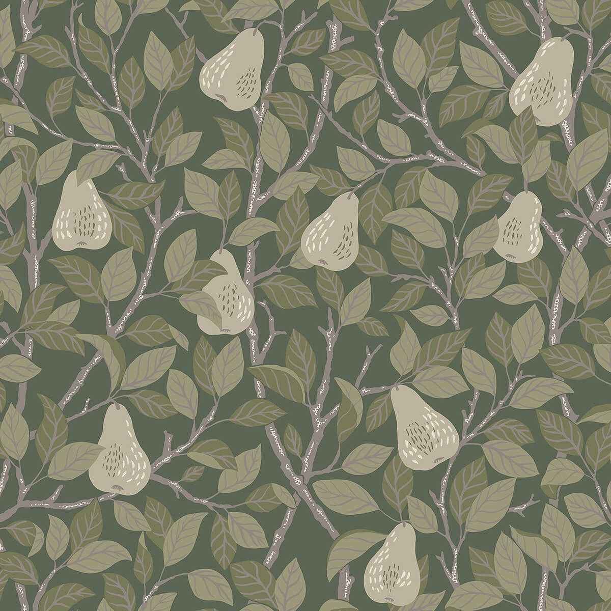 Pirum Green Pear Wallpaper - York Wallcoverings - 2999-13105 - York Wallcoverings Wallpaper