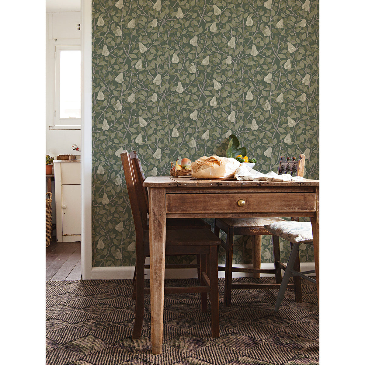 pirum-green-pear-wallpaper-york-wallcoverings-2999-13105 - York Wallcoverings Papel pintado