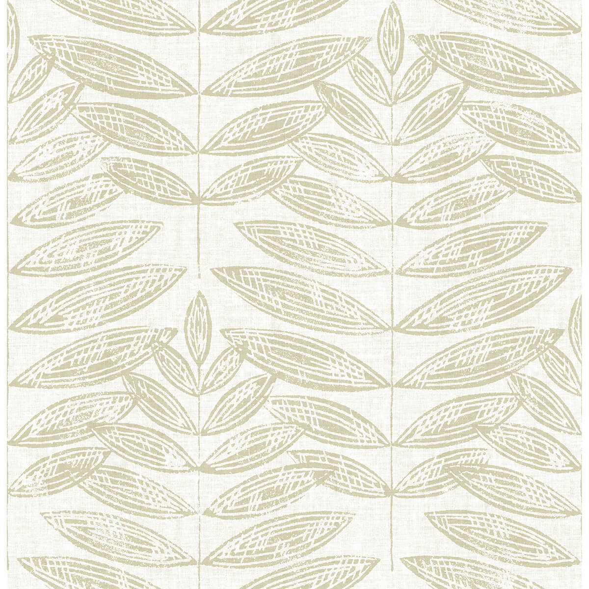 akira-taupe-leaf-wallpaper-york-wallcoverings-2999-25100 - York Wallcoverings Wallpaper