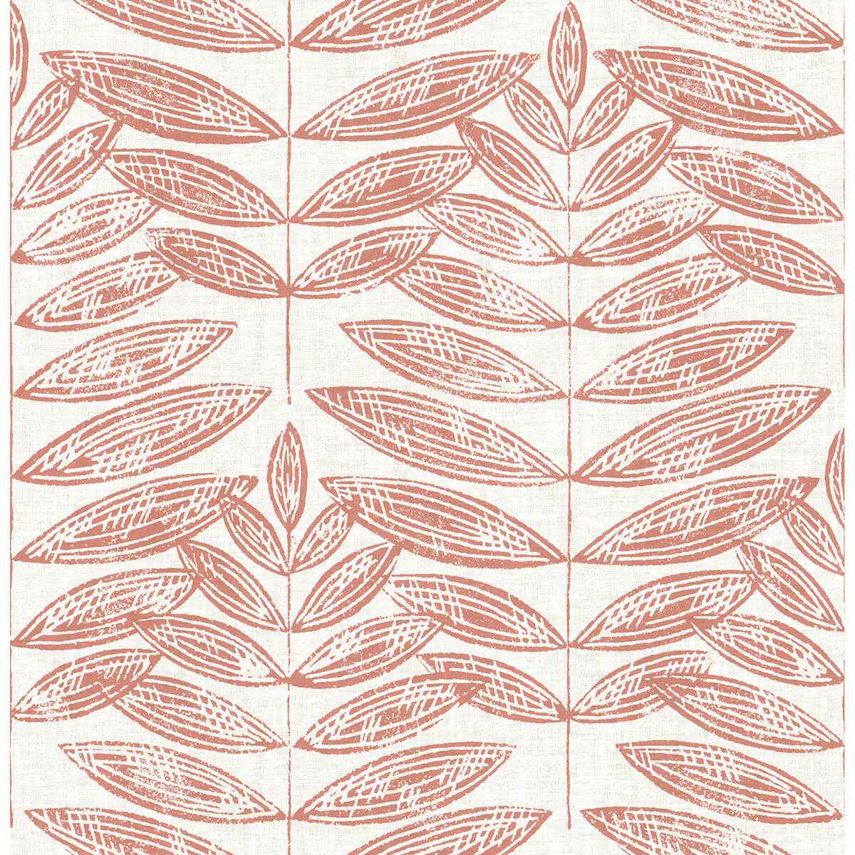 Akira Coral Leaf Wallpaper - York Wallcoverings - 2999-25103