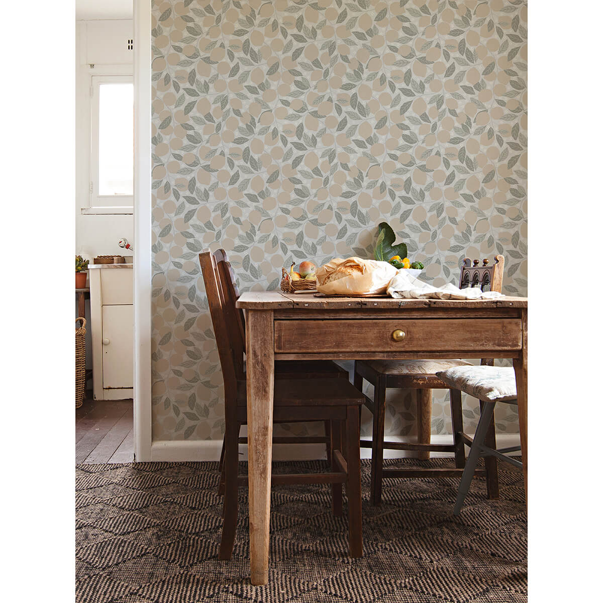lemona-grey-fruit-tree-wallpaper-york-wallcoverings-2999-44117 - York Wallcoverings Papel pintado