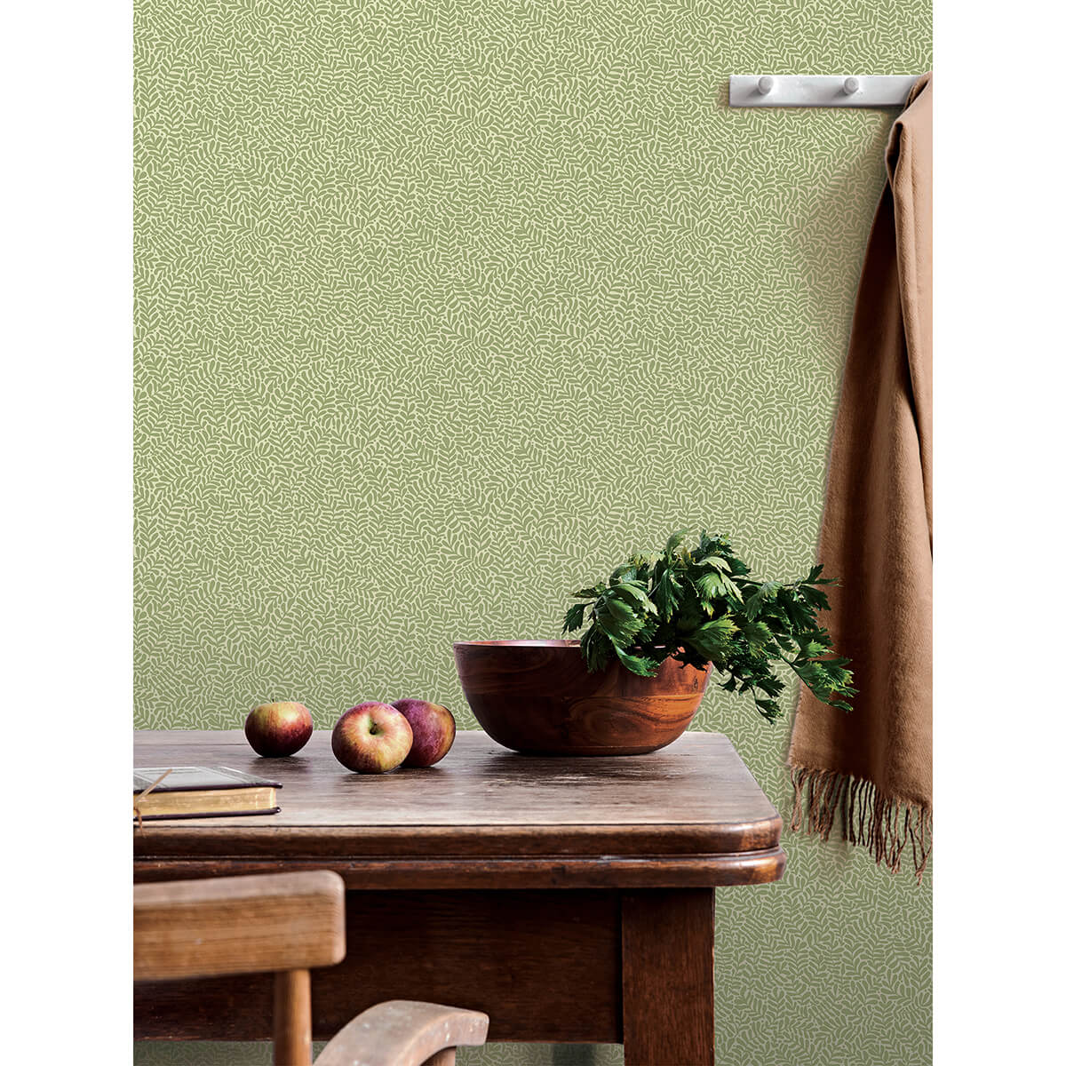 anna-light-green-fern-trail-wallpaper-york-wallcoverings-2999-55001 - York Wallcoverings Papel pintado