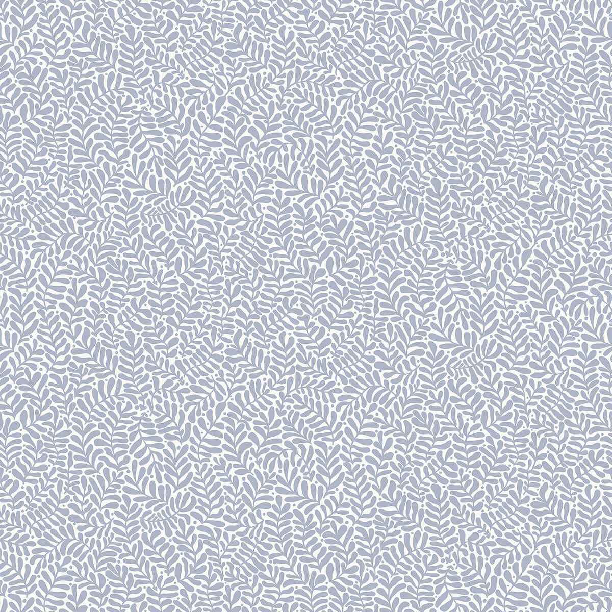 Anna Light Blue Fern Trail Wallpaper - York Wallcoverings - 2999-55002 - York Wallcoverings Wallpaper