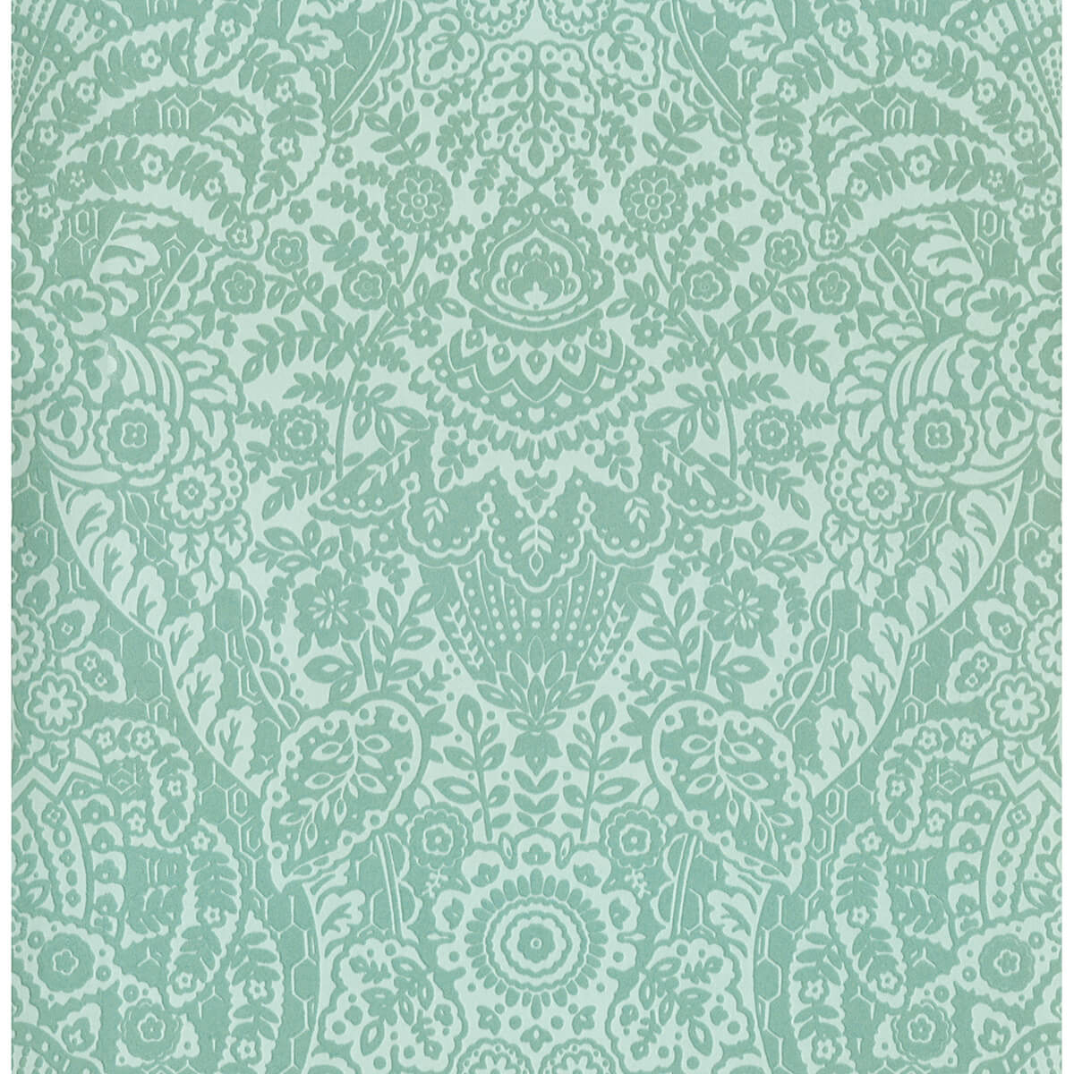 maris-mint-flock-damask-wallpaper-york-wallcoverings-2973-87369 - York Wallcoverings Papel pintado