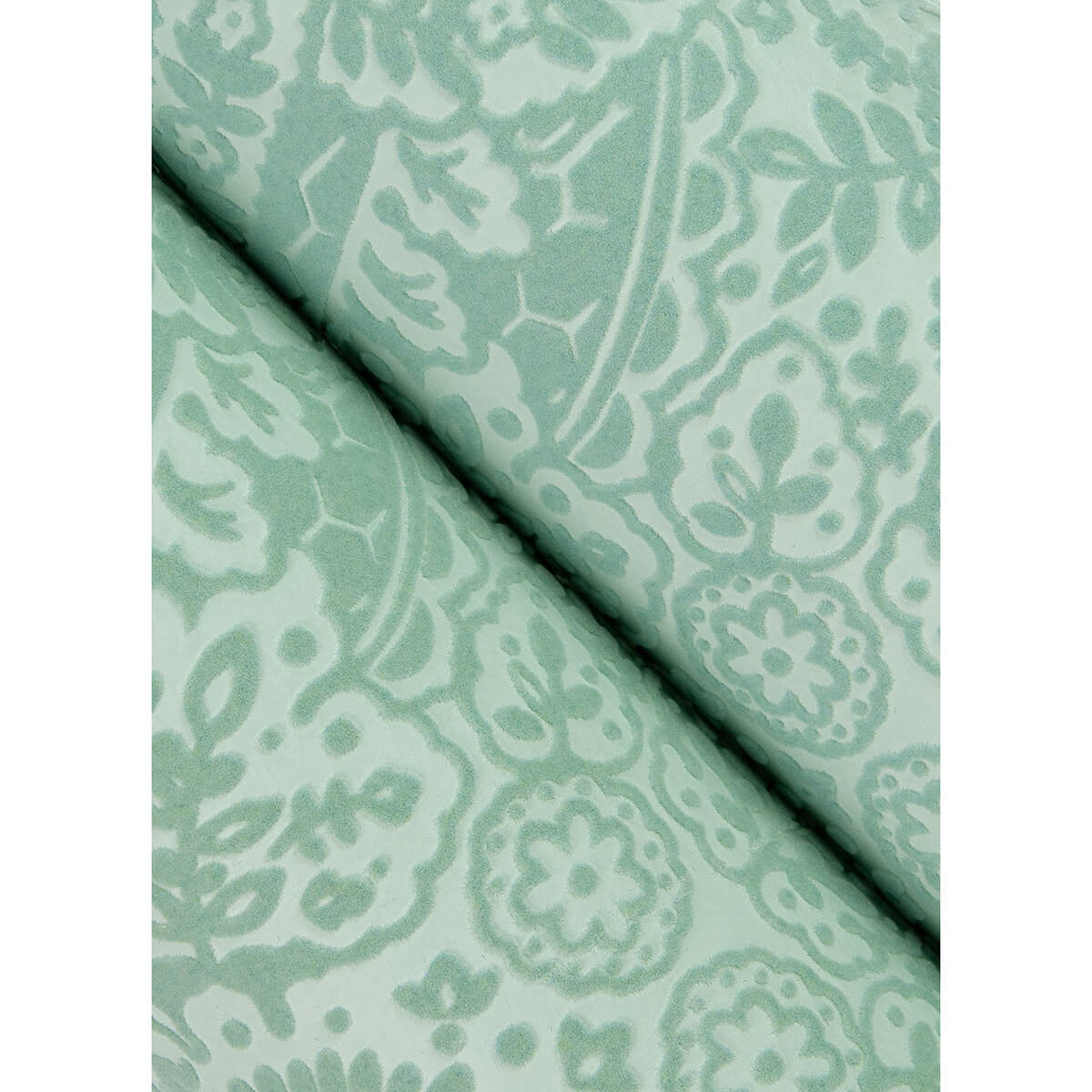 maris-mint-flock-damask-wallpaper-york-wallcoverings-2973-87369 - York Wallcoverings Papel pintado