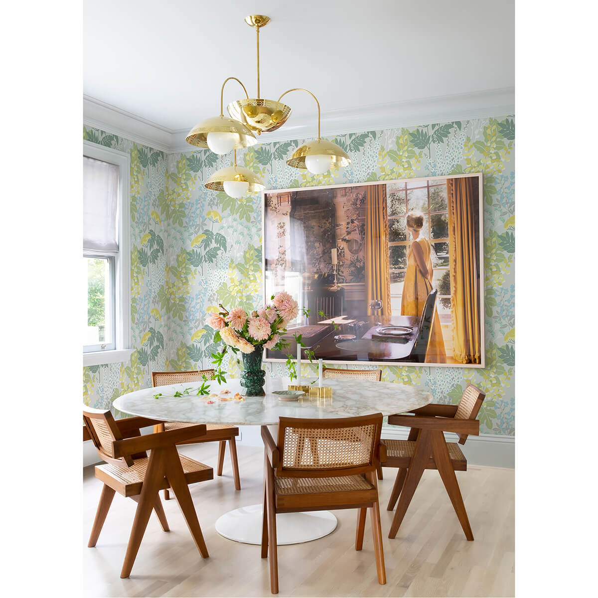 brie-pastel-forest-flowers-wallpaper-york-wallcoverings-2973-90009 - York Wallcoverings Papel pintado