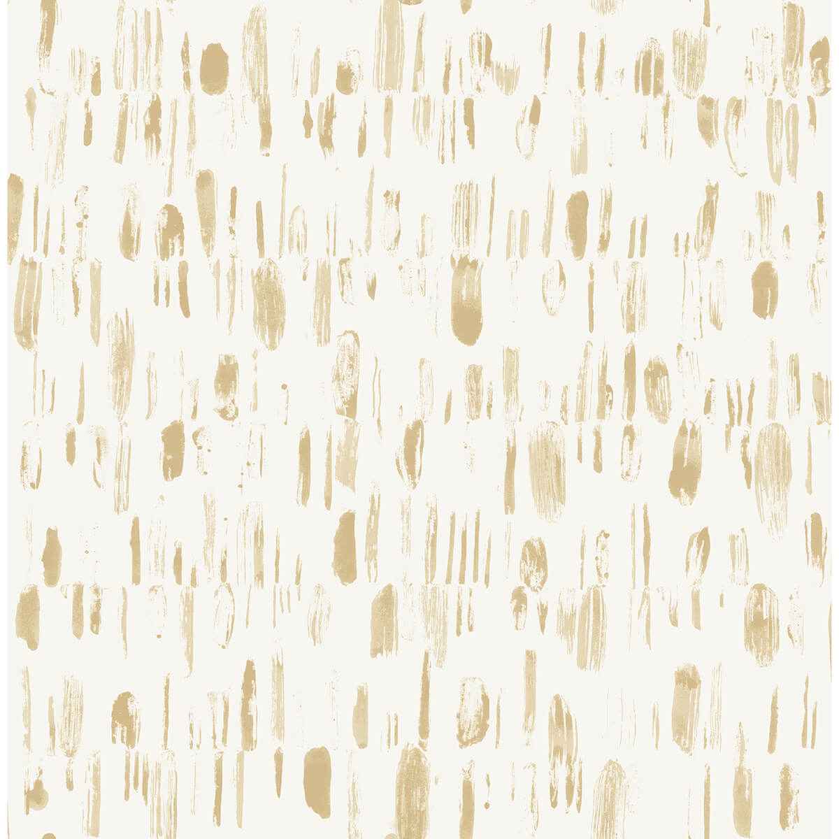 Dwell Gold Brushstrokes Wallpaper - York Wallcoverings - 2973-90203