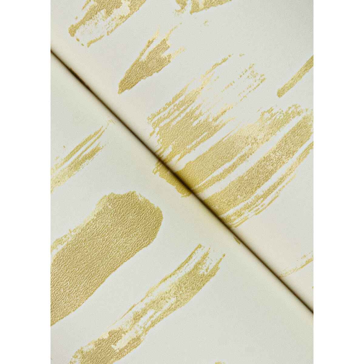 Dwell Gold Brushstrokes Wallpaper - York Wallcoverings - 2973-90203 - York Wallcoverings Wallpaper