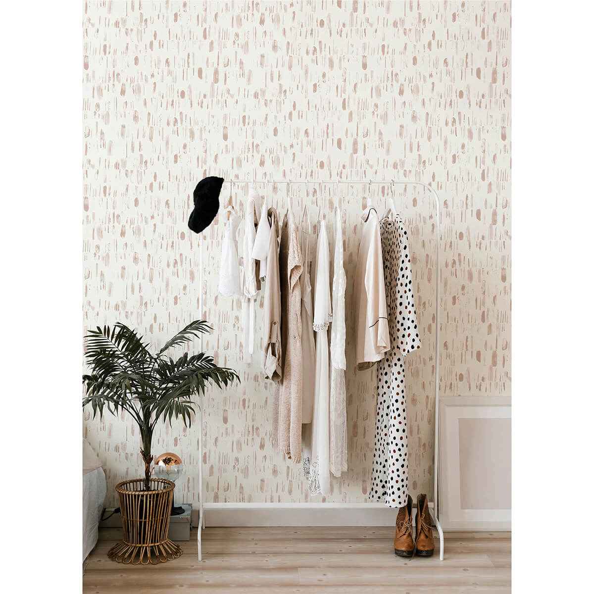 Dwell Pink Brushstrokes Wallpaper - York Wallcoverings - 2973-90205 - York Wallcoverings Wallpaper