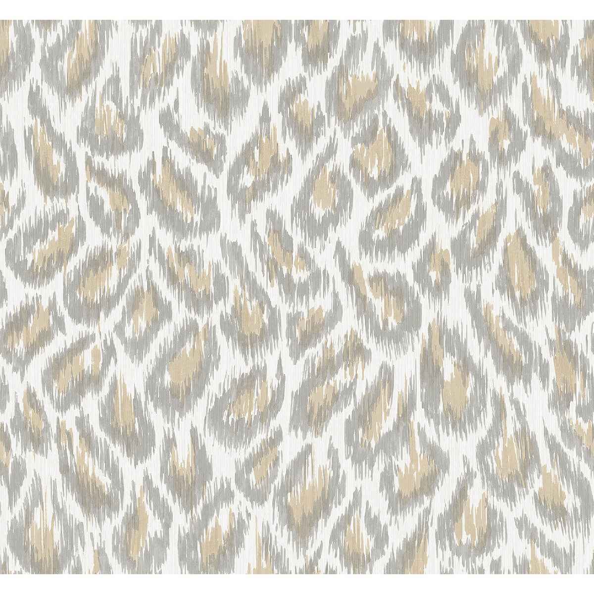Electra Wheat Leopard Spot String Wallpaper - York Wallcoverings - 2973-90305 - York Wallcoverings Wallpaper