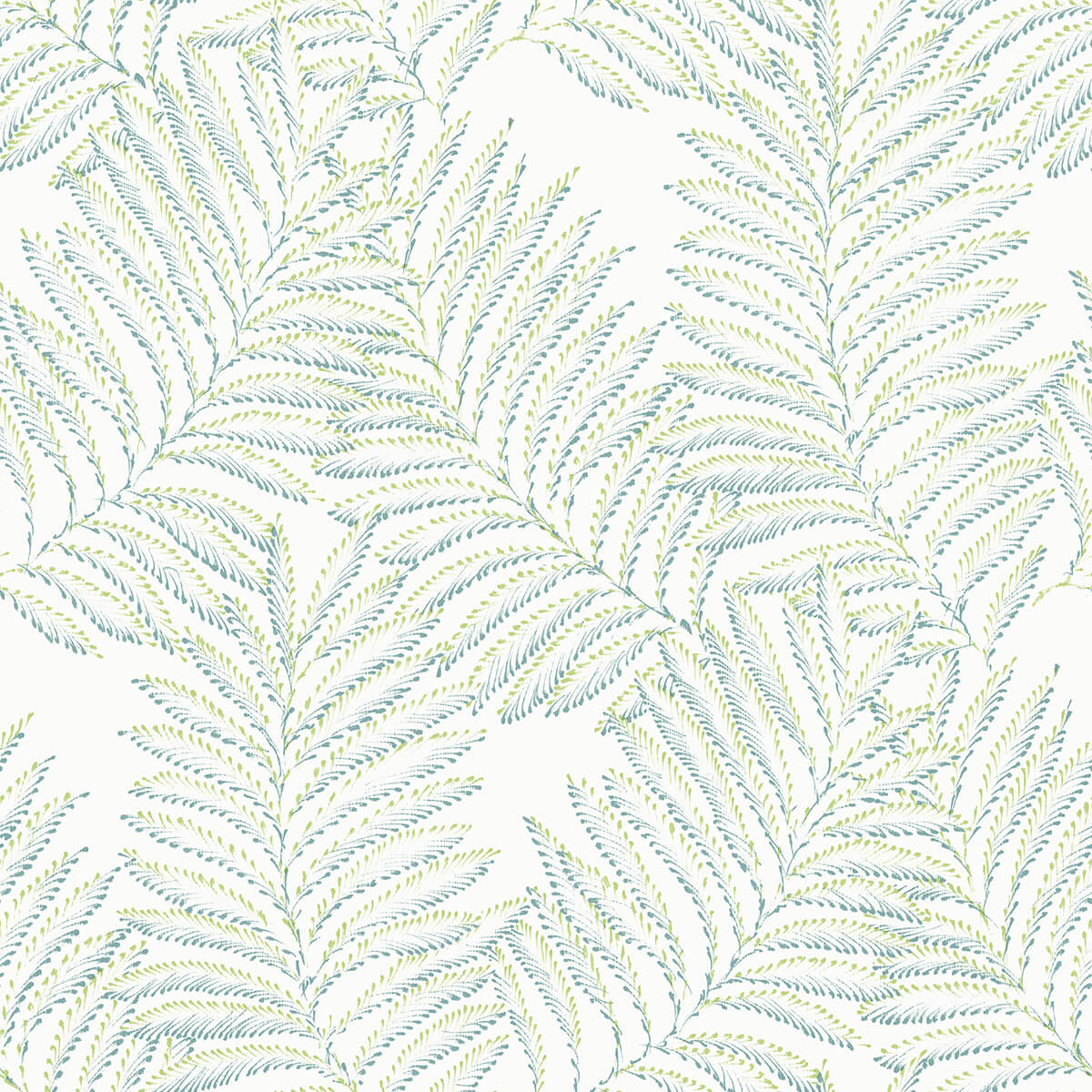 finnley-green-inked-fern-wallpaper-york-wallcoverings-2973-90501 - York Wallcoverings Wallpaper