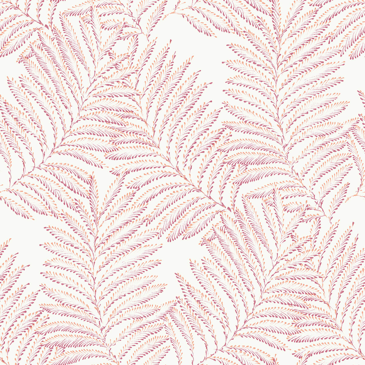finnley-pink-inked-fern-wallpaper-york-wallcoverings-2973-90502 - York Wallcoverings Wallpaper